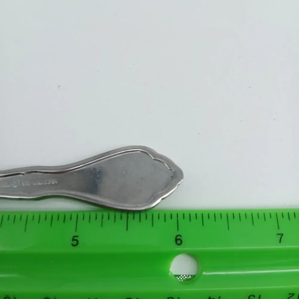 7X Spoons Washington Forge SPRING MEADOW Stainless Flatware Table TEASPOONS